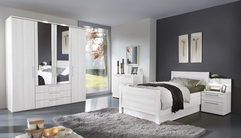 Nolte Belvento, poolwit, sibiu,lariks imitatie hout,kast, bed,bedlade,ladekast,kledingkast,spiegel, commode